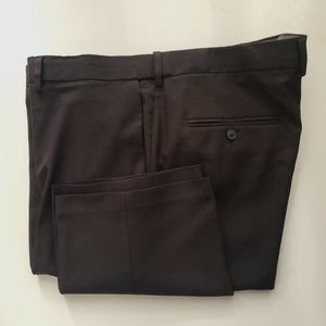 Haggar Classic Premium Comfort Dress Pant Flat Front W38 L29 Black